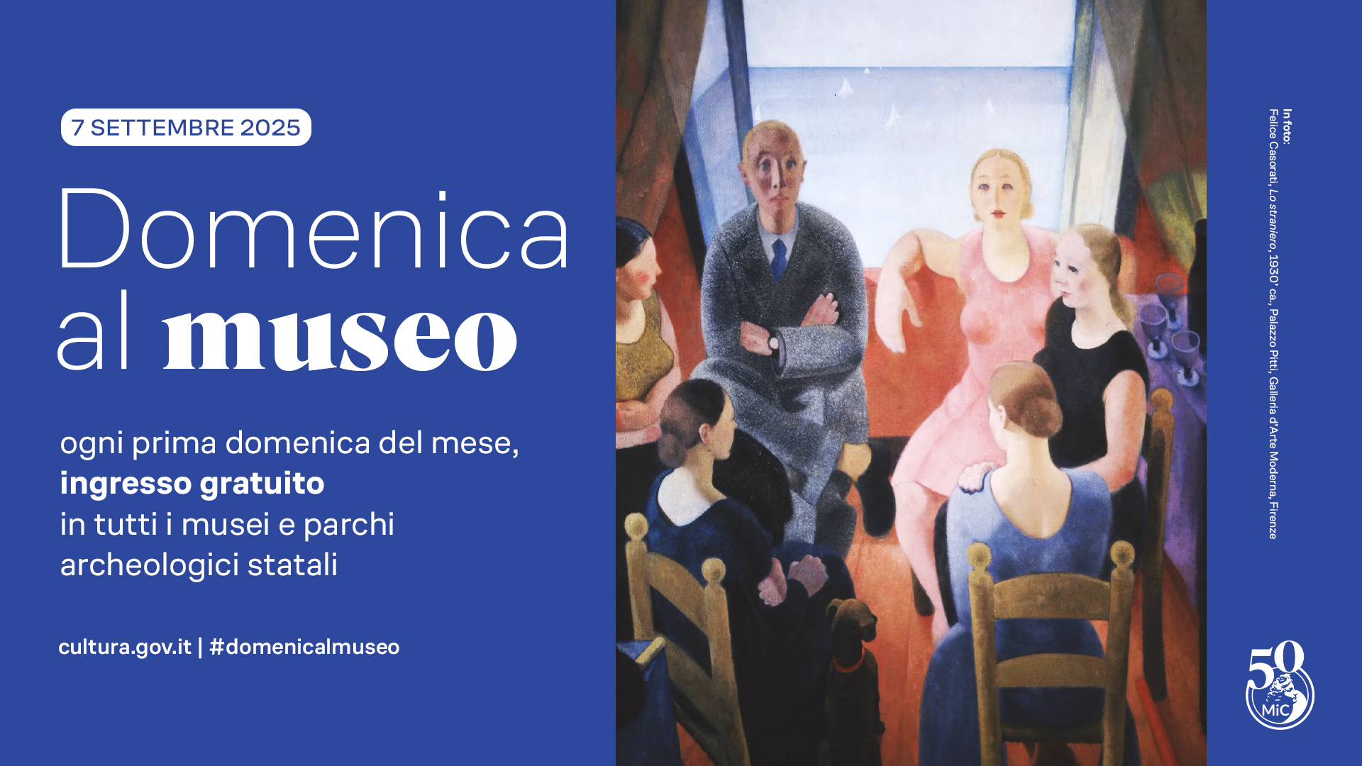 Domenica al museo 7 settembre 2025